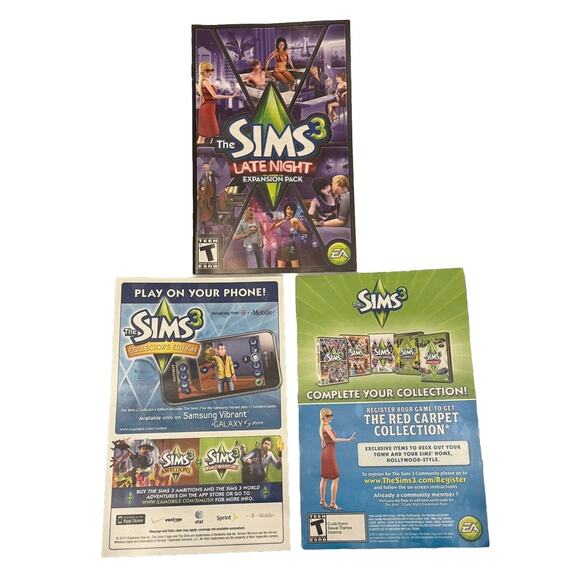 The Sims 3 Late Night PC Expansion Pack - Preowned with Original Case - Picture 4 of 6
